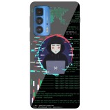 Husa compatibila cu Motorola Moto G50 model Cyber crime, Silicon, TPU, Viceversa, Transparent, Carcasa