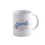Cana alba personalizata Good Morning, INOVATIX&reg;. 330ml, Oem