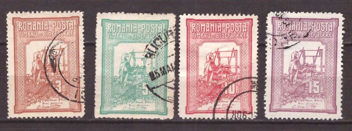 1906 - Tesatoarea, serie stampilata