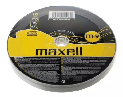 CD-R 700MB 52X MAXELL 10buc pe folie foto
