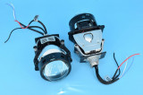 Set lupe LED far 12V cu 2 faze 43/55W 5500K H8Bi-LED