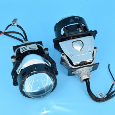 Set lupe LED far 12V cu 2 faze 43/55W 5500K H8Bi-LED