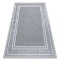 Modern GLOSS covor 2813 27 stilat, cadru, grecesc gri, 200x290 cm