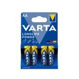 Set de 4 baterii Varta Longlife Power LR6/AA 4906