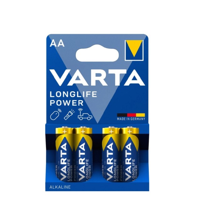 Set de 4 baterii Varta Longlife Power LR6/AA 4906
