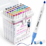 Set 48 carioci - Multicolor - Chisel &amp; Fine | Ohuhu
