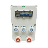 Tablou electric grup prize organizare santier 2x415V/32A,3x250V/16A,12 module 540x360x180mm IP67 Breckner Germany