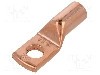 Terminal tip inelar tubular, pentru surub M6, ERGOM - KM16/6