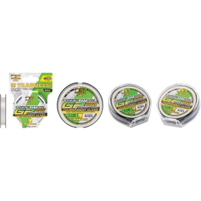 FIR MONOFILAMENT TRABUCCO T-FORCE COMPETITION GP TRANSPARENT 25M 0.309mm 12.08kg