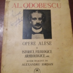 ALEXANDRU ODOBESCU OPERE ALESE (volumul 2, 1941)