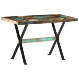 Cumpara ieftin Masa de bucatarie, 120 x 60 x 76 cm, lemn masiv reciclat