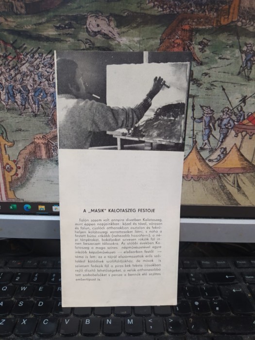 Kadar F. Tibor pliant, text Kantor Lajos, Expoziție Korunk Galeria nov. 1980 152