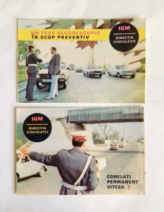 Calendare din 1989 - Inspectoratul General de Militie &ndash; Directia Circulatie