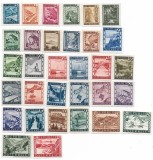 Austria - Reprezentative - Peisaje, 1945-1947 - valori neobliterate