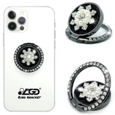 Popsocket Tip Inel 360 De Grade Negru foto