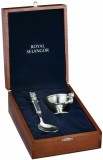 Set cupa pentru ou si lingurita Staniu Royal Selangor