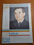 Revista lumea 26 ianuarie 1983 - ziua de nastere a lui ceausescu