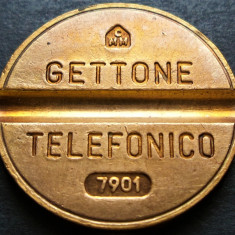 Moneda / Jeton Telefonic GETTONE TELEFONICO - ITALIA, anul 1979 * cod 2652