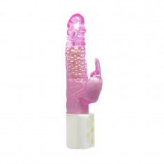 Vibrator Rabbit Dual Stimulator cu Perle Masaj foto