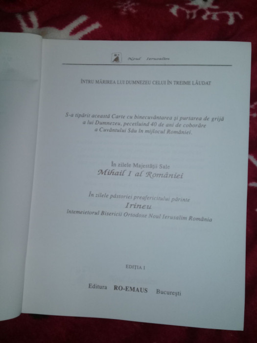 CUVANTUL LUI DUMNEZEU,Prea fericitul parinte IRINEU,Biserica ortodoxa IERUSALIM