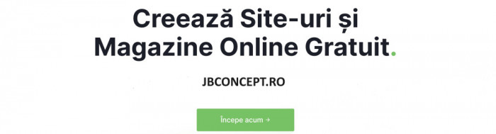 Website Gratuit - Cea mai buna solutie pentru afacerea ta. Pachet full