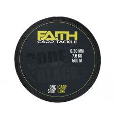 Fir Monofilament Faith Code Black One Shot - 500m - 0.30 mm