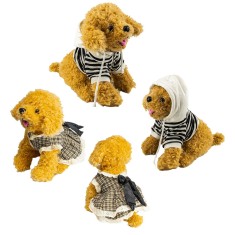 Catelus din plus, maro, 30 cm foto