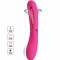 Vibrator Lexie 7 Moduri Vibratii, 4 Moduri Leganare, Silicon, USB Magnetic, Silicon, Roz, 20 cm