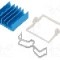 Radiator extrudat, aluminiu, 21mm x 21mm, albastra, Advanced Thermal Solutions - ATS-X53210B-C1-R0