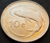 Moneda exotica 10 CENTI - MALTA, anul 1986 * cod 3191, Europa