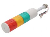 Coloană de Semnalizare LED Roșu/Ambră/Verde 24V