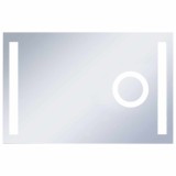 Cumpara ieftin Oglinda cu LED de perete de baie, cu senzor tactil, 100x60 cm