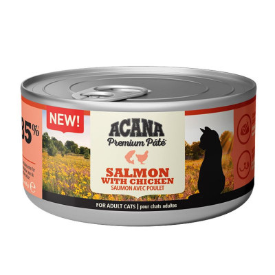 ACANA Cat Premium P&amp;acirc;t&amp;eacute; Adult Salmon &amp;amp;amp; Chicken 85 g foto