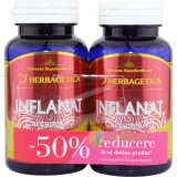 Pachet Inflanat Curcumin 95 60cps+60cps (50% reducere la al doilea produs)