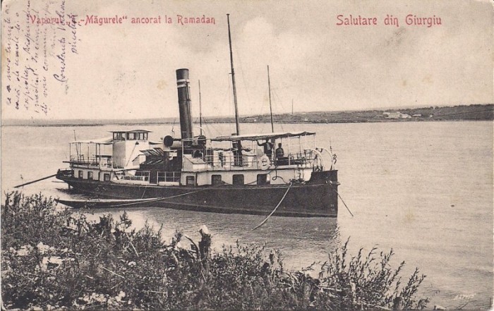 Carte postala circulata in anul 1907 Giurgiu