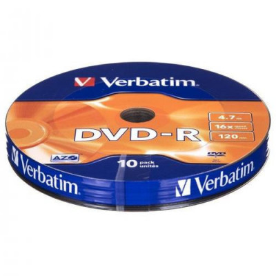 VERBATIM DVD-R 10 pack SHRINK foto