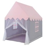 Cort de joaca pentru copii, 125x95x130 cm, roz