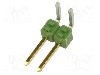 Conector 2 pini, seria AMPMODU MOD II, pas pini 2.54mm, TE Connectivity - 826631-2