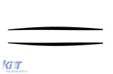 M Performance Design Design trim potrivit pentru M praguri laterale pe BMW Seria 1 F20, F21 2015-2019, lac negru Performance AutoTuning
