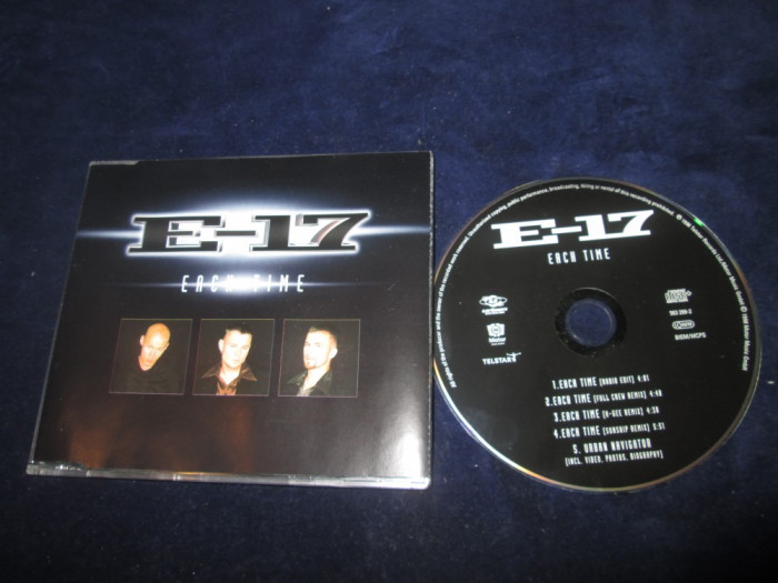 E 17 - Each Time _ maxi cd _ Urban ( Germania , 1998 )