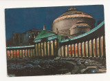 IT2 - Carte Postala-ITALIA-Napoli, Piazza S. Francesco di notte, circulata 1971, Fotografie