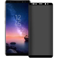 Folie de sticla privancy 5D case friendly pentru Samsung Galaxy Note 9, Privacy Glass GloMax, folie securizata duritate 9H anti amprente