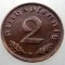 2.893 GERMANIA 2 REICHSPFENNIG 1939 G