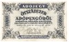 Ungaria 500 000 Otszazezer Adopengorol 1946 P-139 U18