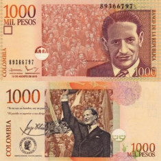 Columbia 2015 - 1000 pesos UNC foto