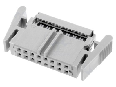 Conector IDC mamă 16 pini, 2x8 foto