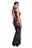 Long tulle dress - XL