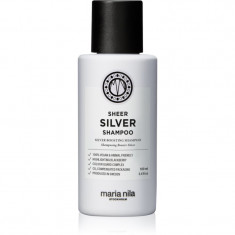 Maria Nila Sheer Silver Shampoo șampon pentru neutralizarea tonurilor de galben 100 ml