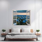 Folie imprimata color pentru decor perete locuinta, dimensiune 125 x 110cm, model: VIEW TO HAVEN 29, AVEX