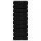 Prosoape pentru oaspeti 10 buc Negru 360 g/m&sup2; 100% bumbac